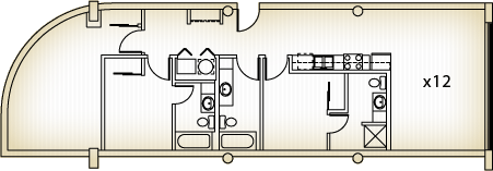 Spring Street Loft Apartments Room 212