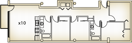 Spring Street Loft Apartments Room 310