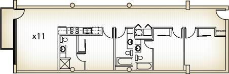 Spring Street Loft Apartments Room 311