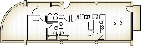 Spring Street Loft Apartments Room 312