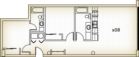 Spring Street Loft Apartments Room 308